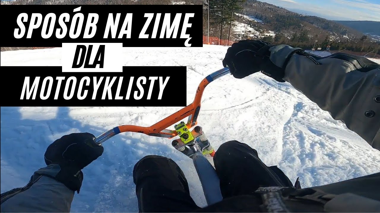 Jednośladem bez k&oacute;ł i hamulc&oacute;w po stoku narciarskim. Taki jest Skibike