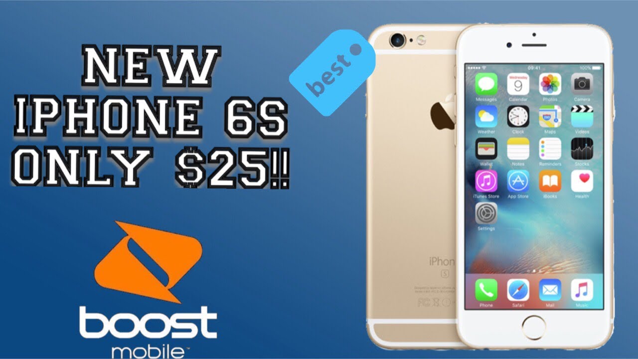 New IPhone 6S For Only $25!! Boost Mobile Promotion