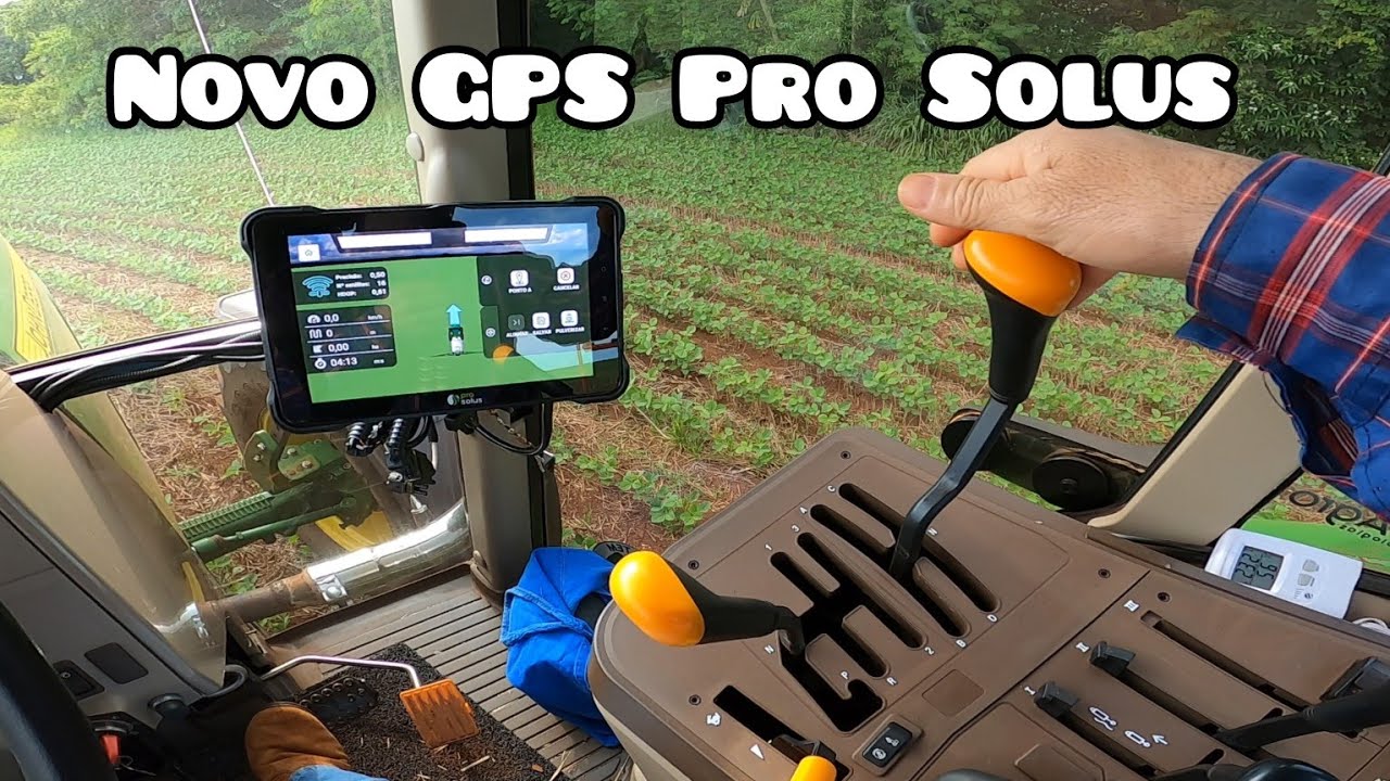 PRIMEIRA APLICA&Ccedil;&Atilde;O na SOJA FIZ UM COQUETEL de PRODUTOS e USANDO o NOVO GPS da PRO SOLUS