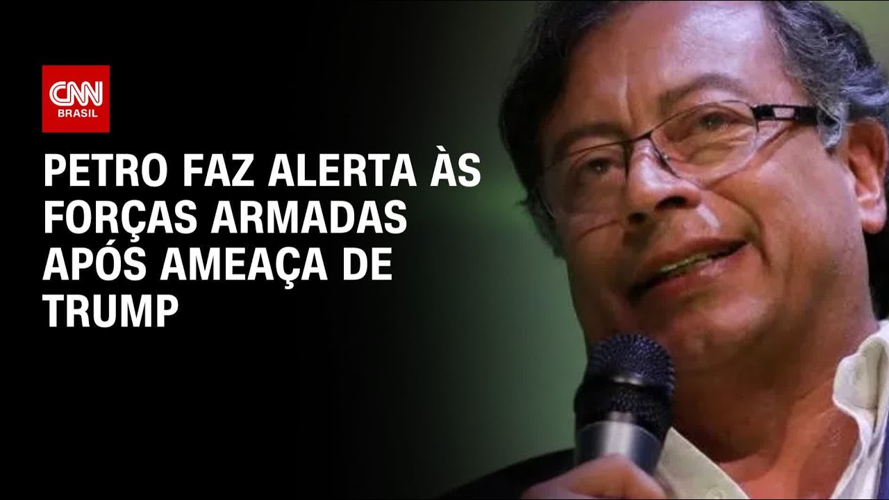 Após ameaça de Trump, Petro reage e convoca população | LIVE CNN