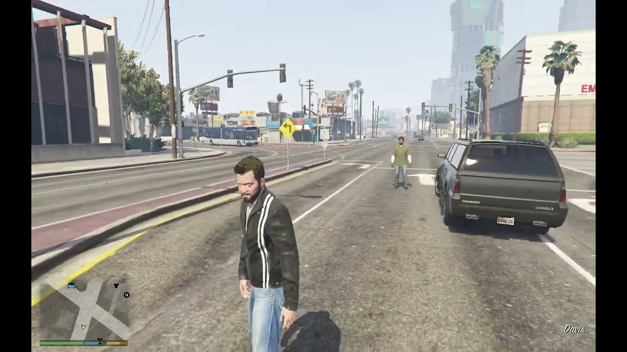 Gta V - Michael (John Tanner) Franklin Jones Mod Driver San Francisco - Massacre in Los Santos