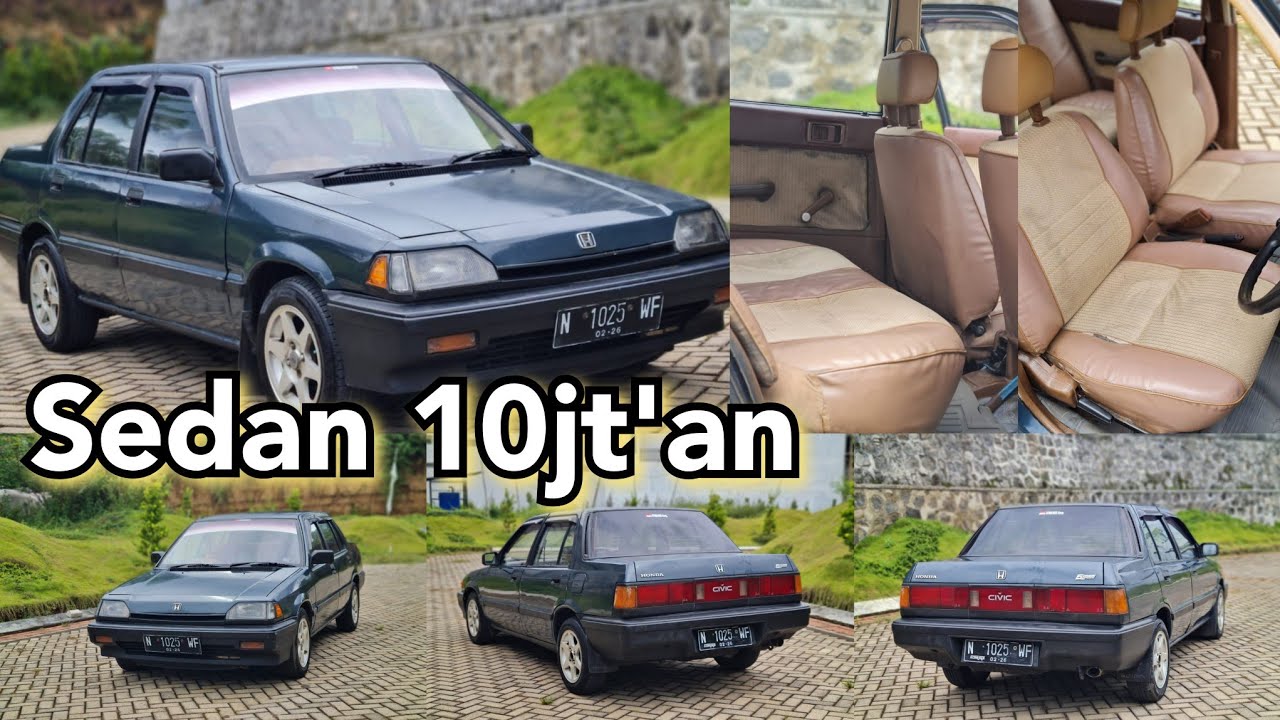 Sedan Murah 10jt'an Layak Beli Honda Civic SB4 Wonder 1984-1986 review Lengkap Atmajaya Motor