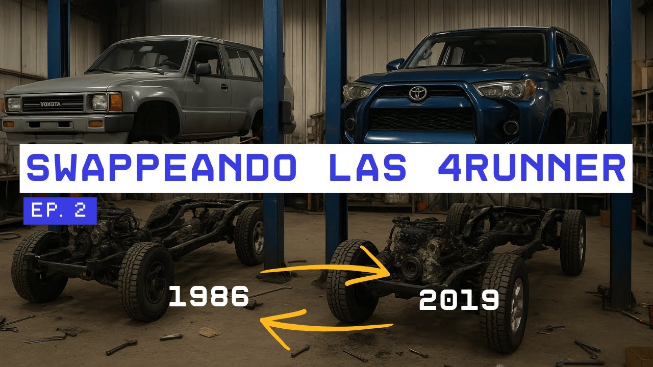 Cortamos, soldamos y desarmamos TODO! — 4Runner Body Swap EP2