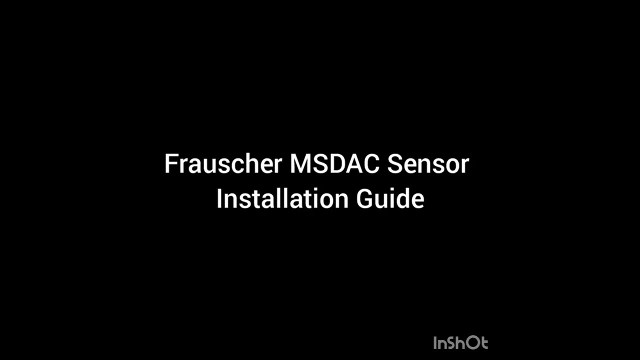 Frauscher MSDAC Sensor Installation Guide