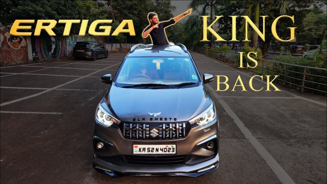 KING OF ALL ERTIGA IS BACK ALL THE WAY FROM KARNATKA...!!!SUNROOF INSTALLATION IN ERTIGA