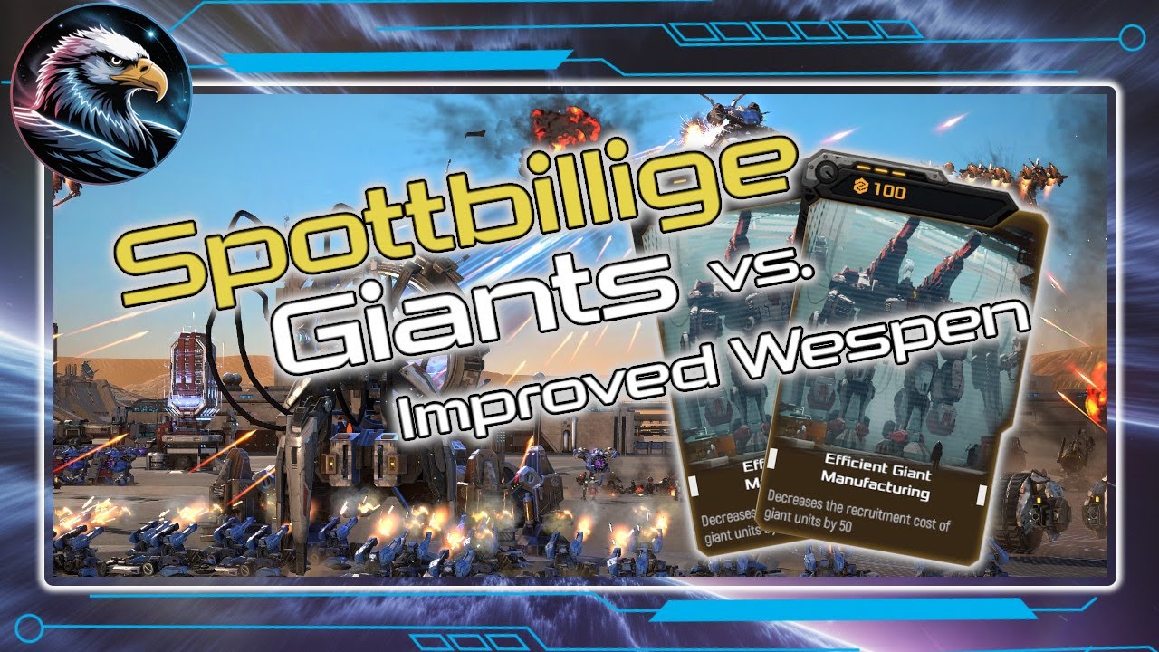 Superbillige Giants und Mustangs gegen Improved Wespen | Mechabellum