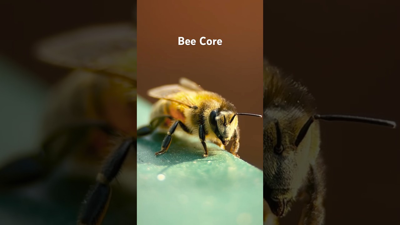 Bee Core #animalshorts #animals #bee #bees #insects #insect