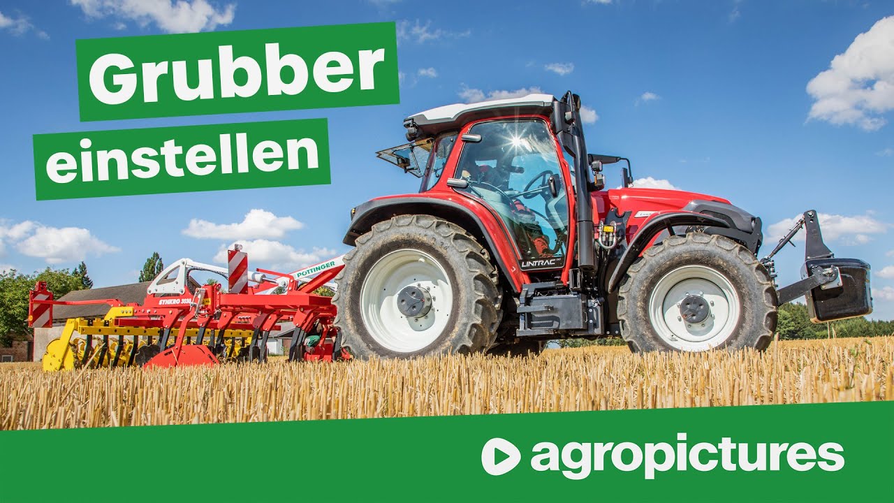 Grubber einstellen | Traktor Technik am Freitag | Lindner Lintrac 130 mit Pöttinger Synkro 3030