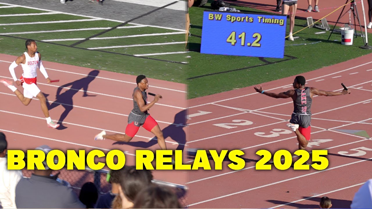 Kendrick Jones GOES OFF!! Lake Belton Bronco Relays 2025