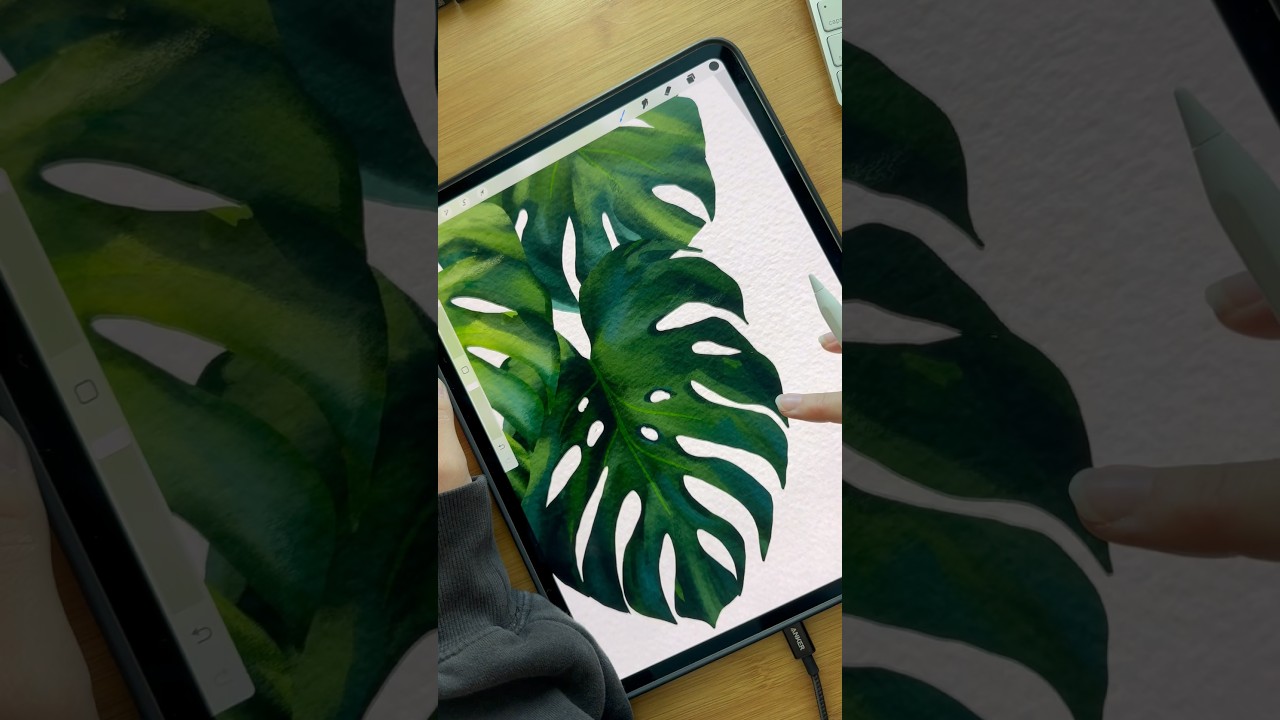 Procreate Paper Texture Tutorial #procreatetutorials
