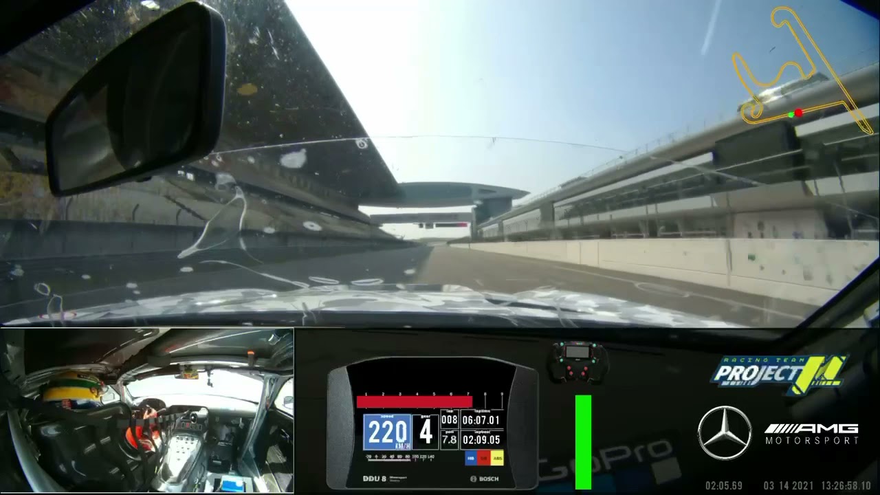 Mercedes-AMG GT3 Evo Onboard Shanghai International Circuit