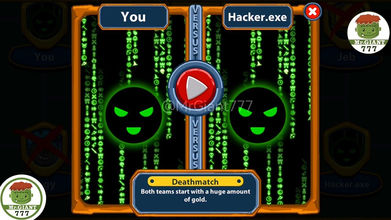 HACKER.EXE VS HACKER.EXE, FINAL BOSS VS GIANT BOSS TOURNAMENT | Stick War Legacy Mod | MrGiant777