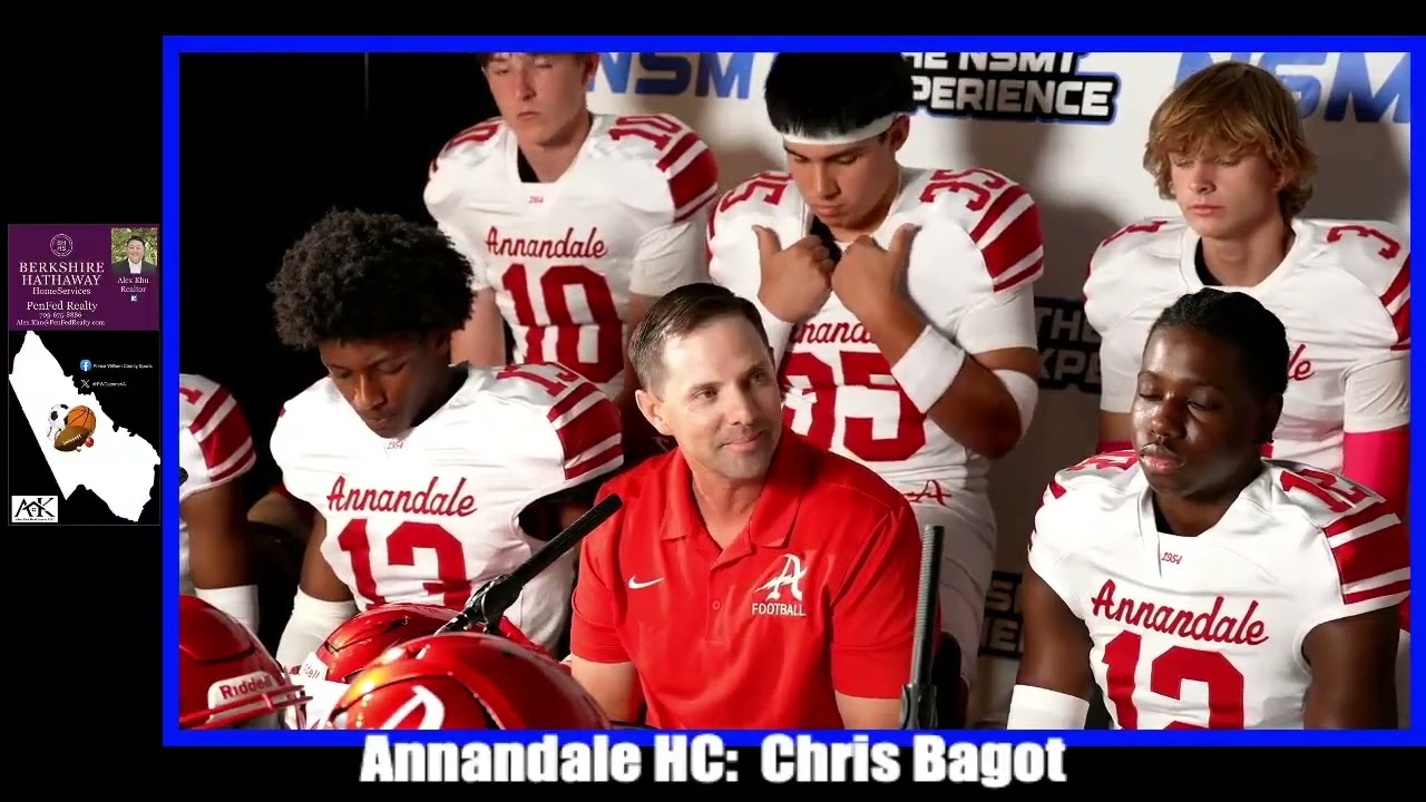 Annandale High School Football | 2025 NSMT Experience Press Conference | Fairfax County VA