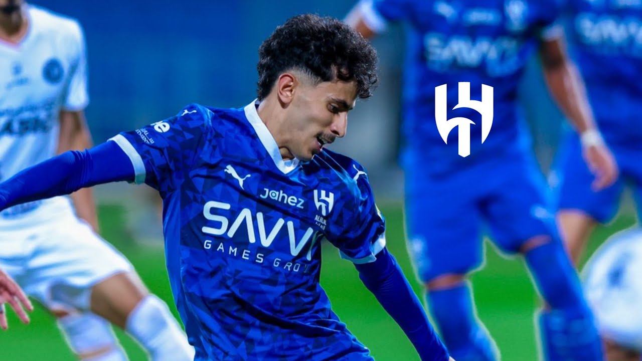 اللاعب محمد القحطاني في مباراة الهلال وضمك 🔵⚪️