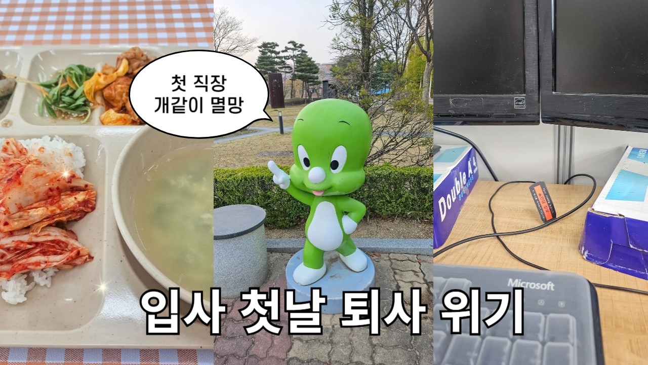 3차 면접 끝에 붙었는데요... 중소기업 입사 첫날 쎄함 감지한 직장인 브이로그