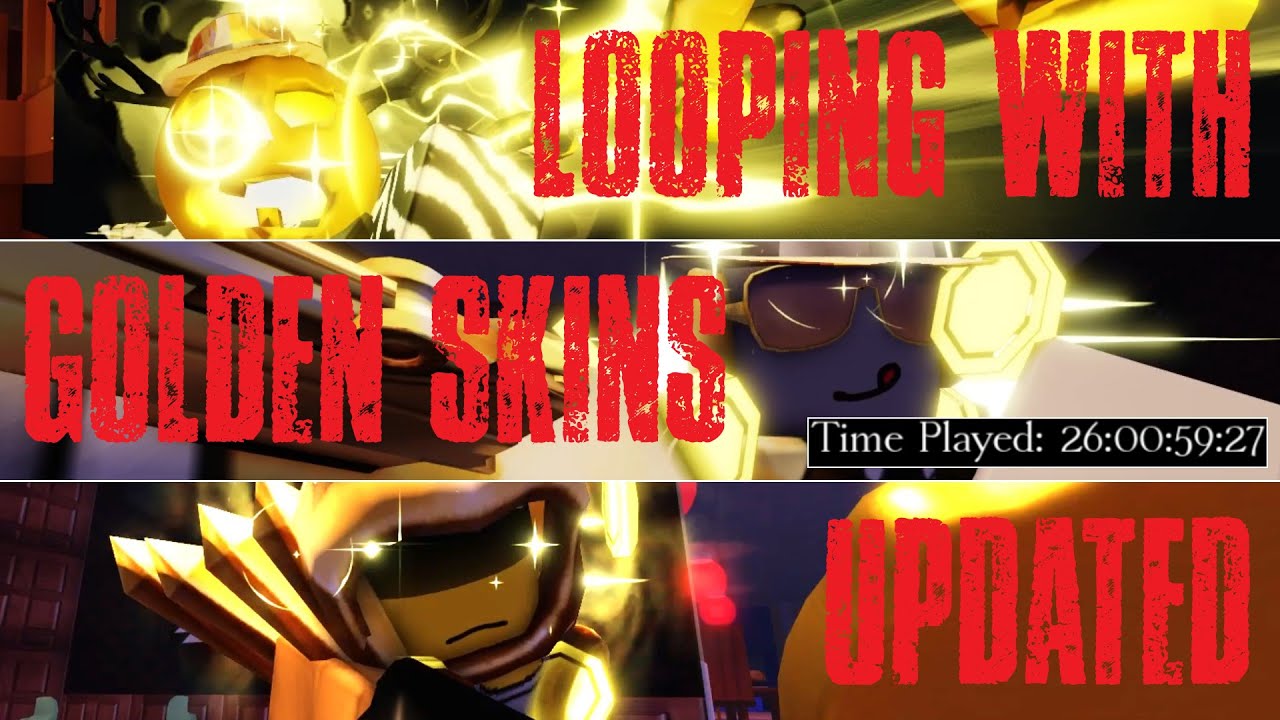 LOOPING Killers for Eternity with ALL 3 UPDATED GOLDEN SKINS | Forsaken