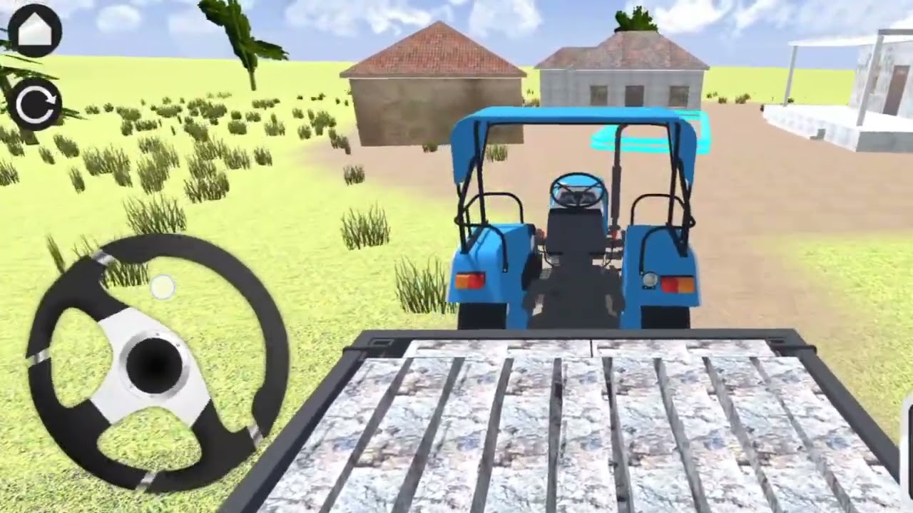 Indian Tractor Simulator Lite | Driving Sonalika Tractor | Glitch maut 