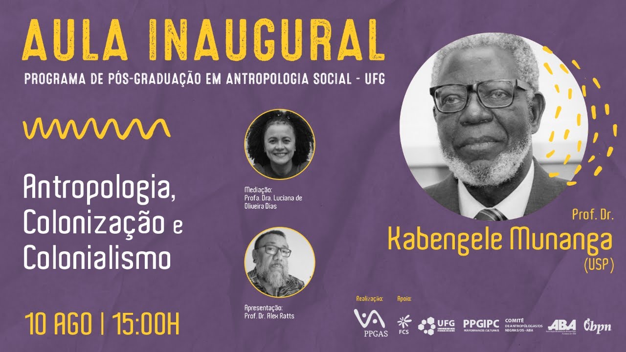 Aula Inaugural PPGAS/UFG: 