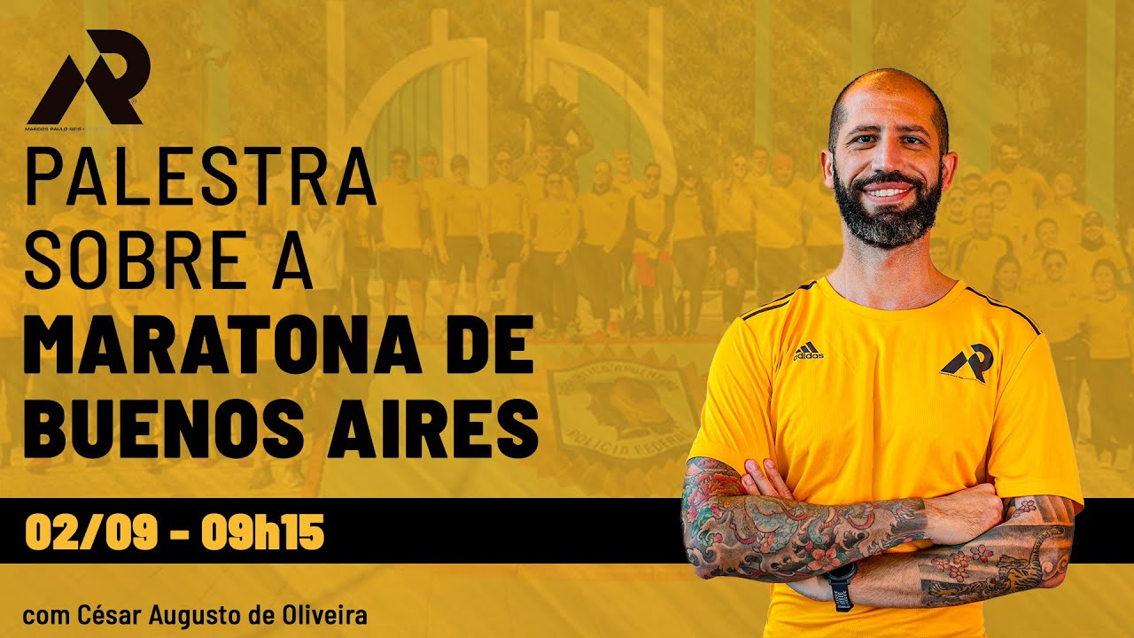 Palestra sobre a MARATONA DE BUENOS AIRES 2023