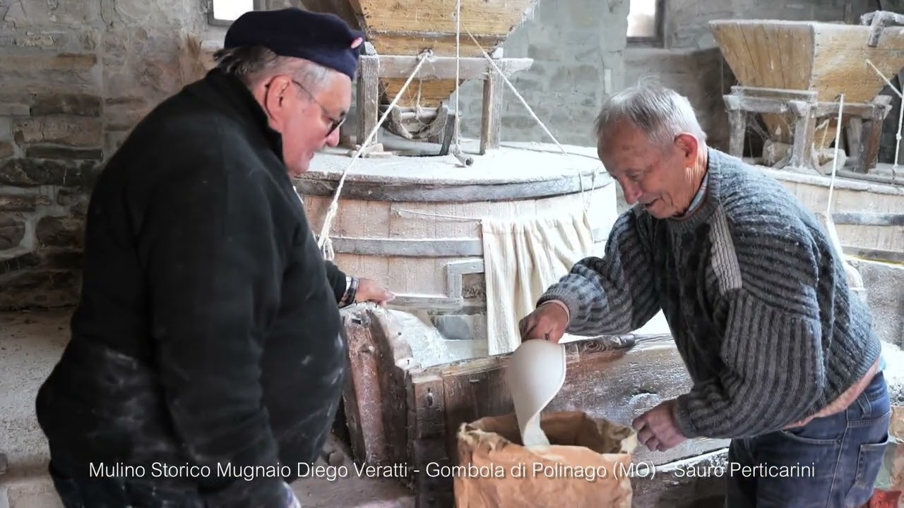 MULINO AD ACQUA MUGNIAIO DIEGO VERATTI - Gombola di Polinago MO - Video di Sauro Perticarini