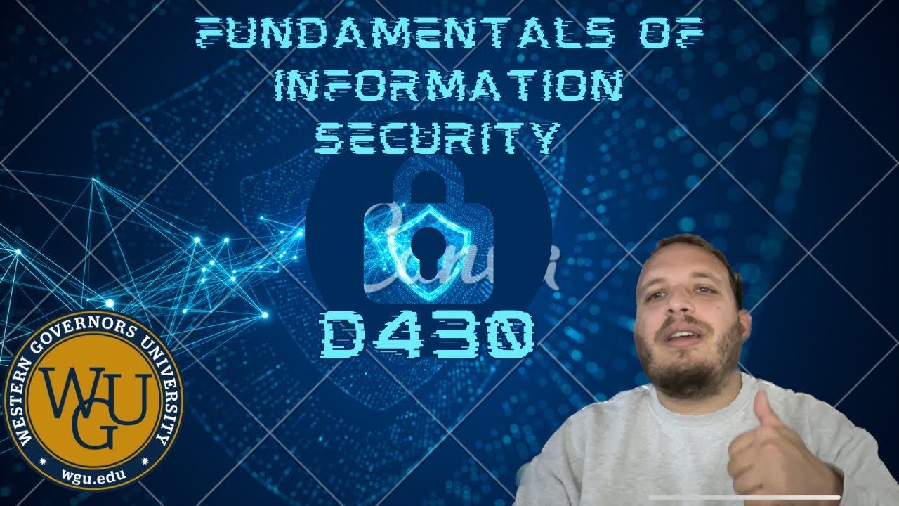 WGU D430 - Fundamentals Of Information Security