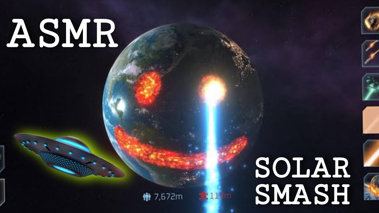ASMR - DESTRUINDO PLANETAS EM SOLAR SMASH 😮