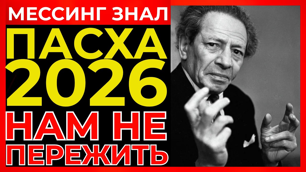Пасха 2026 — ТИХАЯ: Главное пророчество Мессинга сбывается! 12 апреля — Настанет время молчания!