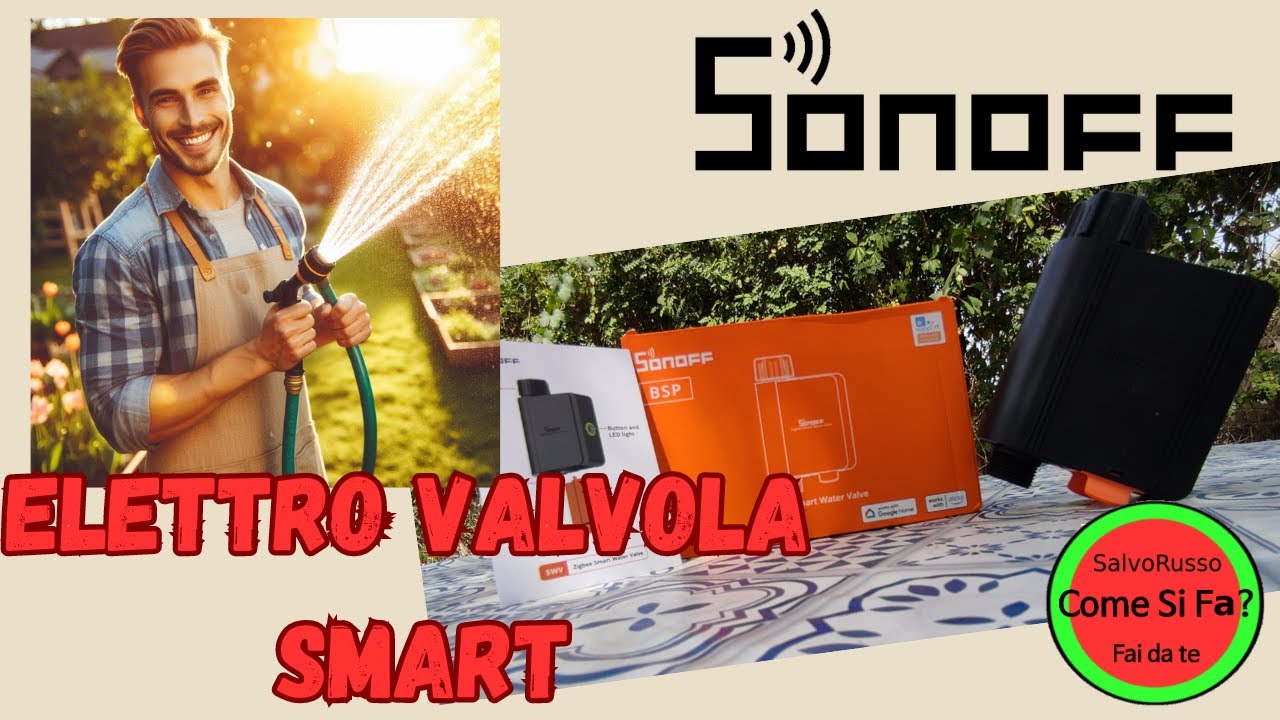 SONOFF Zigbee Valvola dell'acqua intelligente SWV-BSP