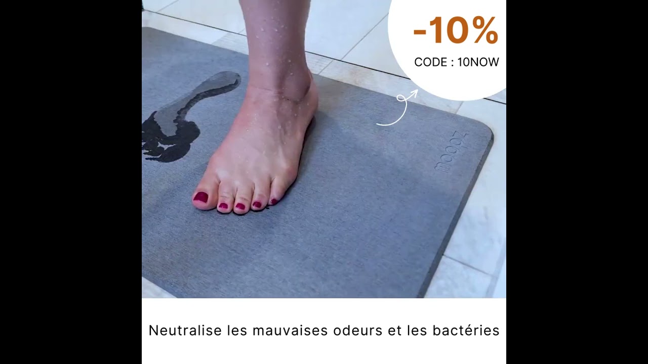 Tapis de bain ultra-absorbant Moopz 🛁