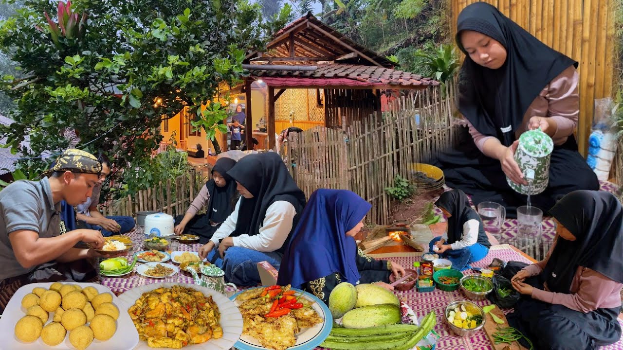 KEHIDUPANKU DIDESA‼️Masak Menu Buka Puasa, tahu udang cili padi & sayur lodeh