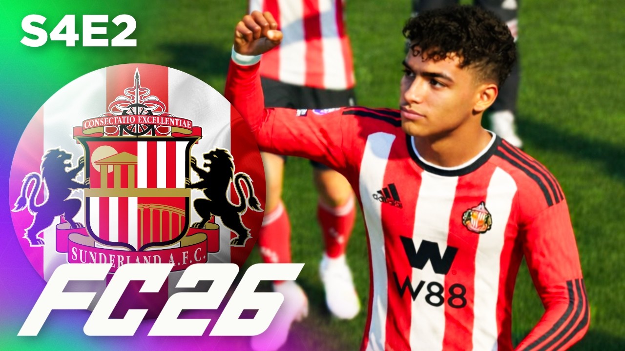 Cristiano Jr makes his PL debut! | FC 26 Sunderland Career Mode S4E2
