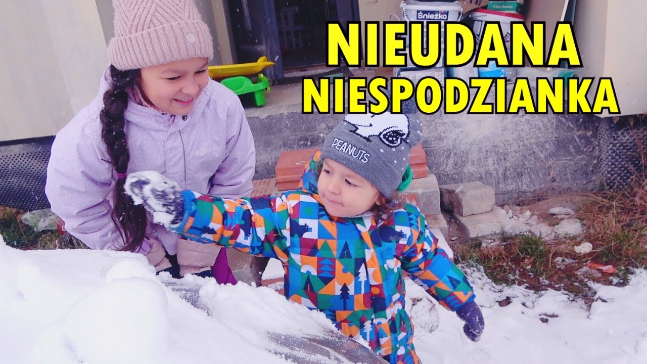 PIERWSZY ŚNIEG! Nieudana Niespodzianka dla Mai - Yoto MAMA Vlog