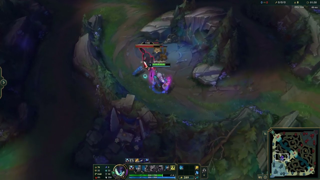 Kha'zix Clear 2:41 (1 smite blue start) - [26.4]