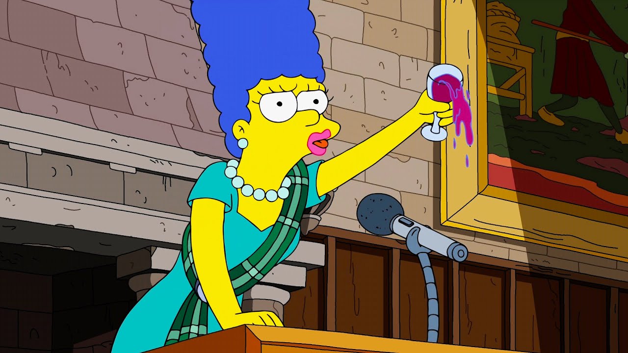 Marge's Drunk Toast 😂 - The Simpsons 35x08