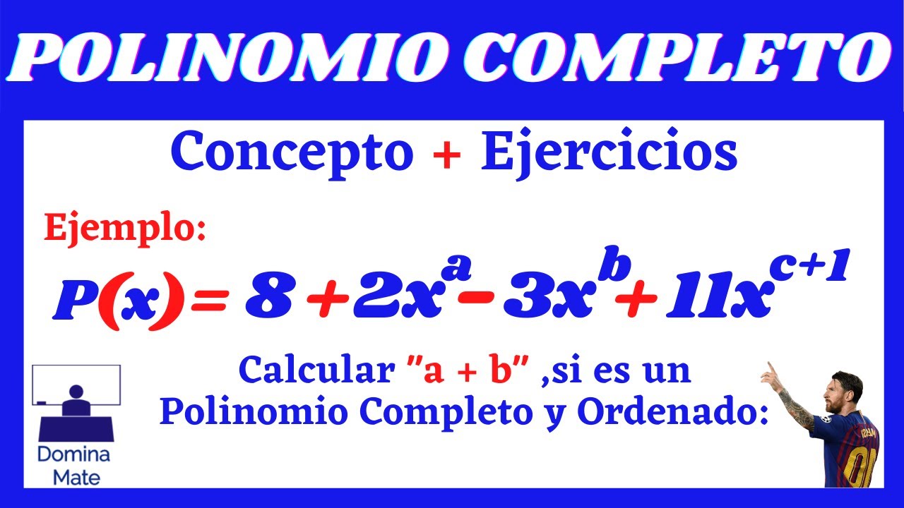 POLINOMIO COMPLETO -[FULL EJERCICIOS]