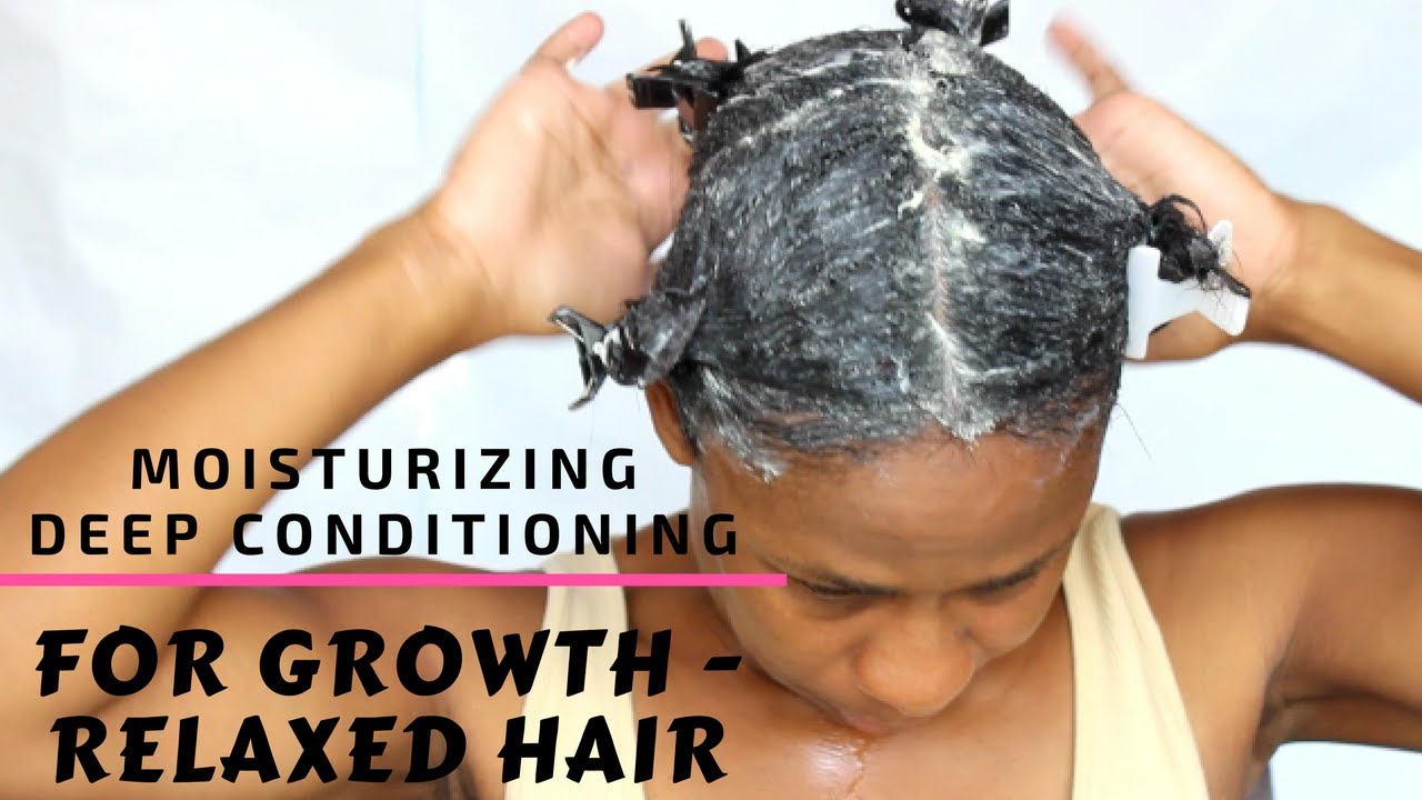 Moisturizing Deep Conditioning Treatment for growth on short Relaxed hair