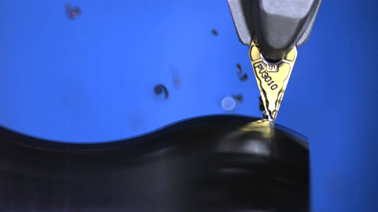 (High-Speed Video) FX Chipbreaker - Profiling - 1045 Steel