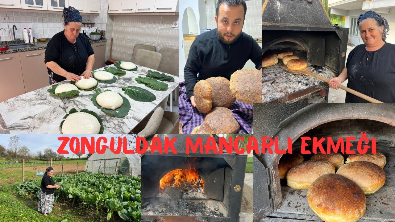 Köy fırınında💯otlu köy ekmeği🥖zonguldak usulü  #ekmek #köyekmeği #köy #hamurişi #vlog #turkey 