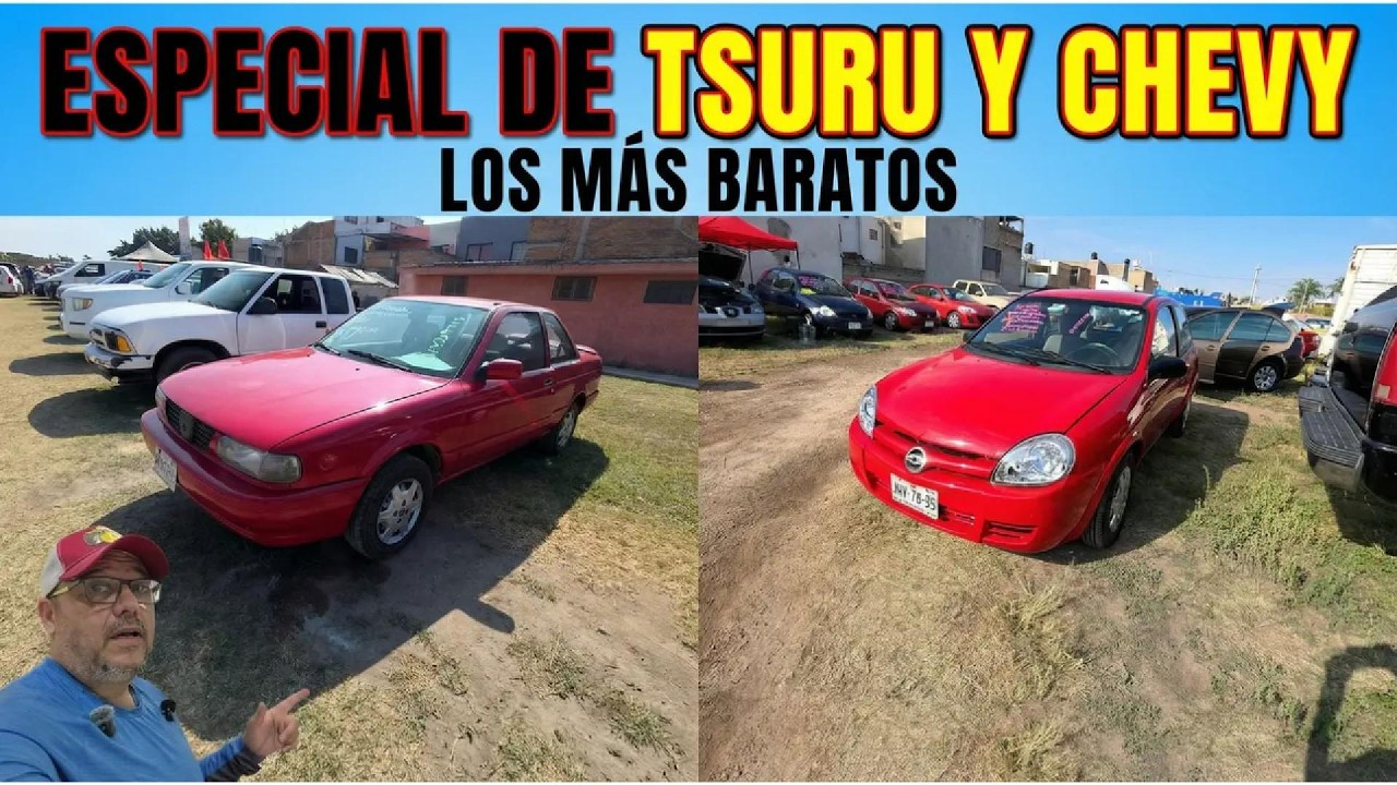 aUTOS TSURU Y CHEVY ! LOS QUE ME ENCONTRE  COMPAR