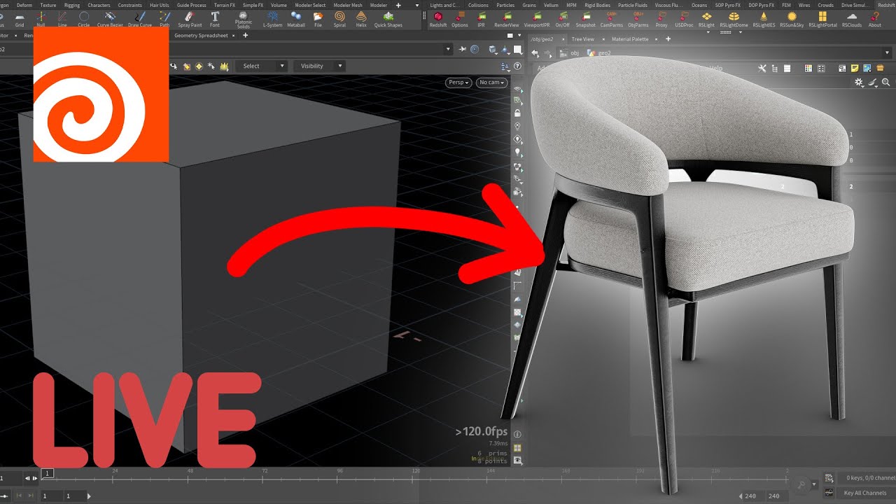 Houdini Live | Modeling (01.29.2026) part 2