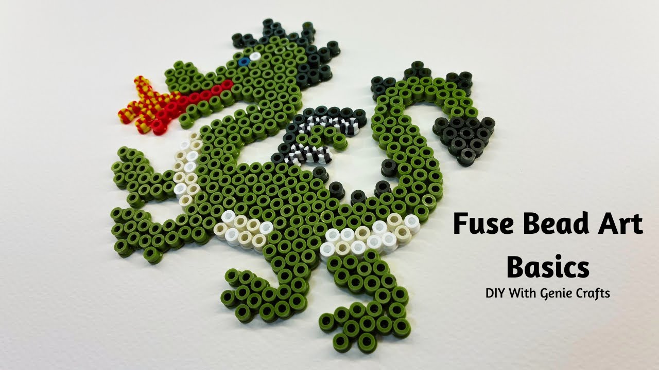 Fuse Beads Basics | Perler Bead Basics | Fuse Bead Dragon | Iron on Bead Basics | Multimedia Art