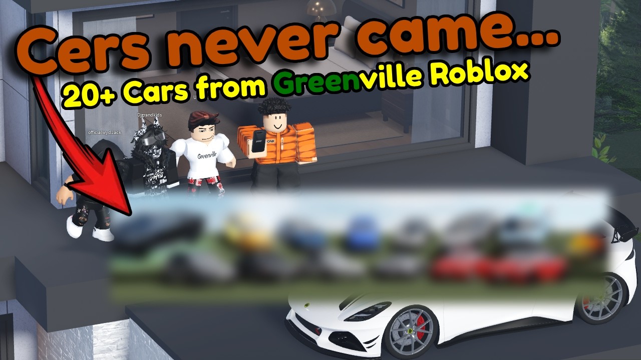 Эти машины так и не появились в Greenville Roblox.