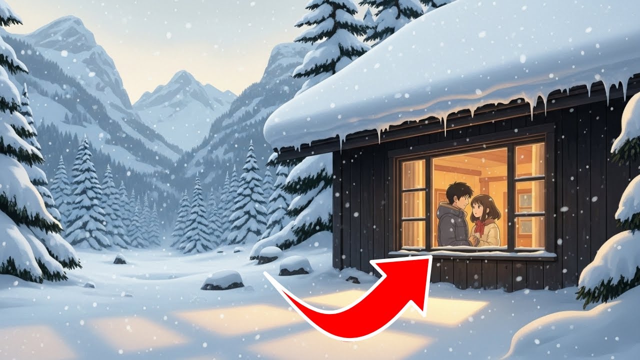 A Romantic Day With My Boyfriend in the Snowy Mountains | ghibli style ASMR