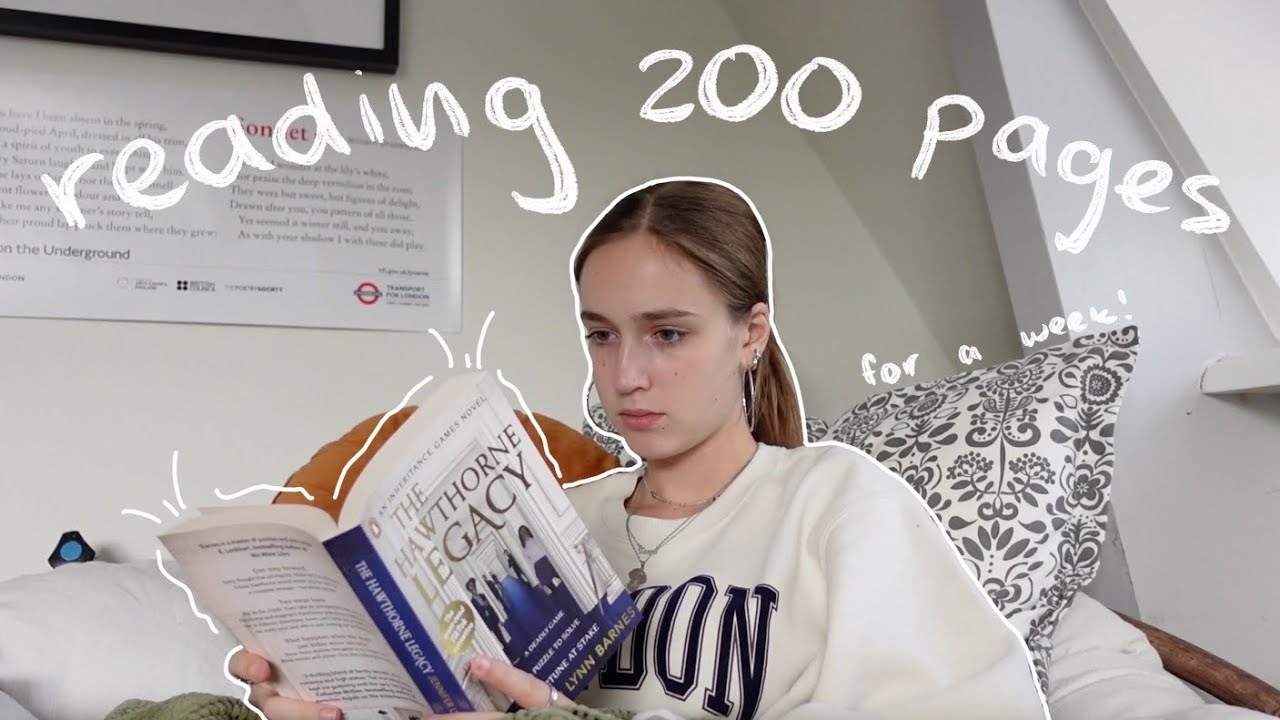 trying to read 200 pages a day for an ENTIRE week!