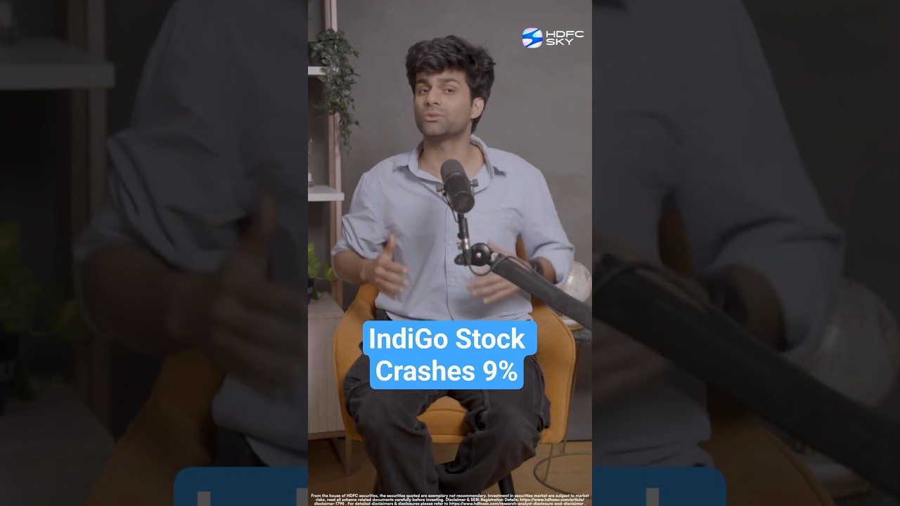 Why IndiGo Shares Hit a 52-Week Low of ₹4035 | Market Update 2026 | HDFC SKY
