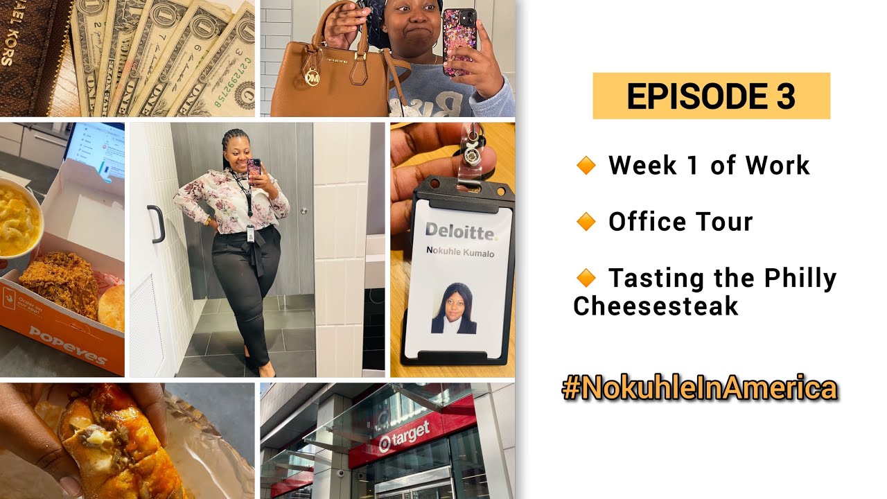 EPISODE 3 of #NokuhleInAmerica 🏢🇺🇸 || Come To Work With Me 🗂️ #Big4 #VLOG