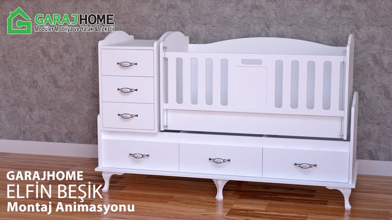 GarajHome Elfin Asansörlü Uzayan Beşik Kurulum Montaj Videosu