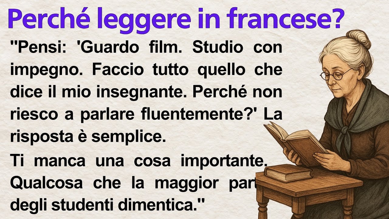 Why You Must Read Italian || Graded Reader | Italian Reading Practice (A1–A2)