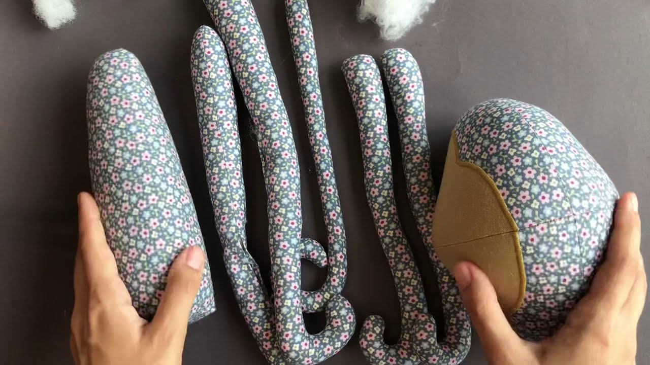 Tilda Monkey #3 | Сшиваем все элементы куклы, делаем глаза и наносим румяна | Tilda Monkey Final