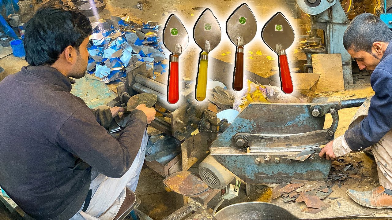 Ingenious Process of Manufacturing Brick Trowel | Mass Production Factory Process of Trowel